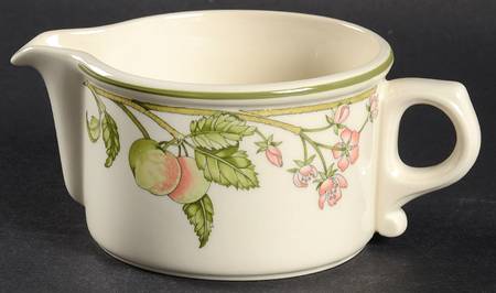 Wild Apple (Granada Sterling Shape) Gravy Boat