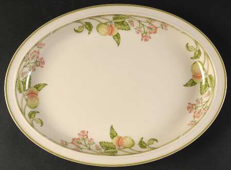 Wild Apple (Granada Sterling Shape) 13" Oval Serving Platter