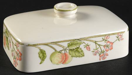 Wild Apple (Granada Sterling Shape) Lid for Rectangular Butter