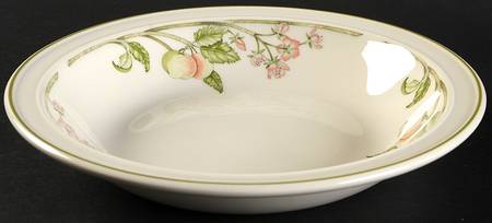 Wild Apple (Granada Sterling Shape) Large Rim Soup Bowl