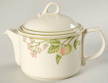 Wild Apple (Granada Sterling Shape) Teapot & Lid