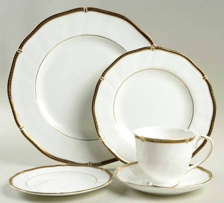 Windsor Black 5 Piece Place Setting