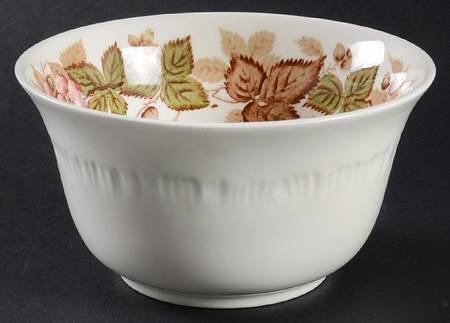 Wildbriar Brown Pink Cranberry Bowl