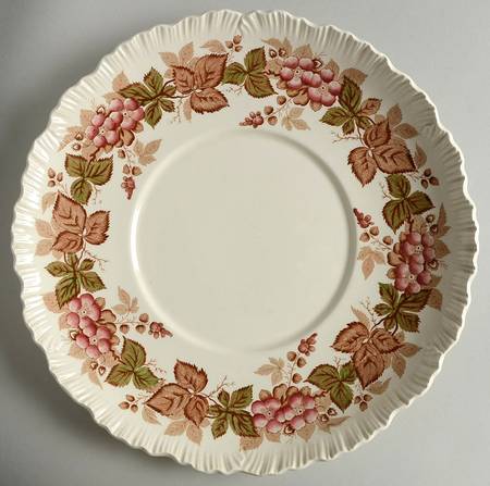 Wildbriar Brown Pink Underplate for Tureen