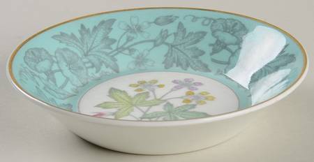 Wildflower Green Fruit/Dessert (Sauce) Bowl