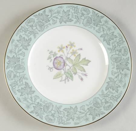 Wildflower Green Luncheon Plate