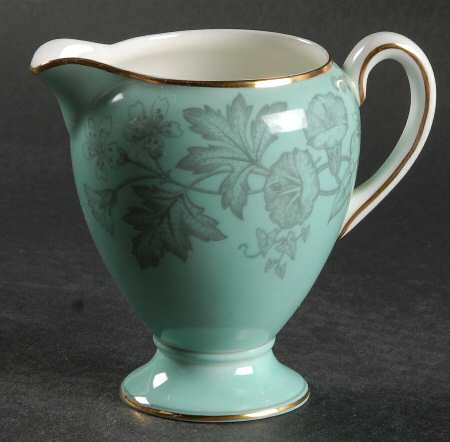 Wildflower Green Globe Shape Creamer