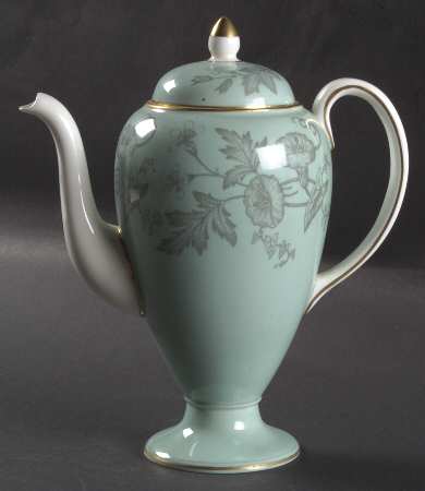 Wildflower Green Small Coffee Pot & Lid