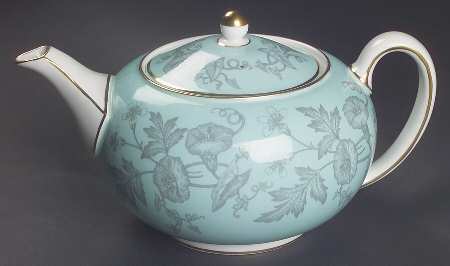 Wildflower Green Teapot & Lid
