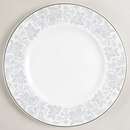 Wildflower Gray Luncheon Plate