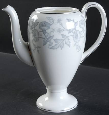 Wildflower Gray Coffee Pot No Lid