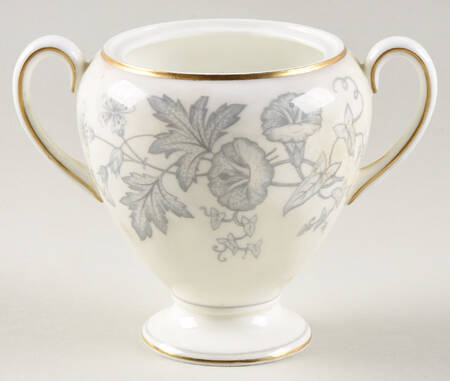 Wildflower Ivory Sugar Bowl No Lid
