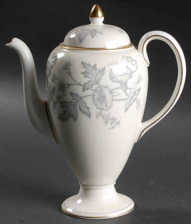 Wildflower Ivory Mini Coffee Pot & Lid