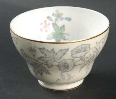 Wildflower Ivory Open Sugar Bowl