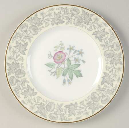 Wildflower Ivory Luncheon Plate
