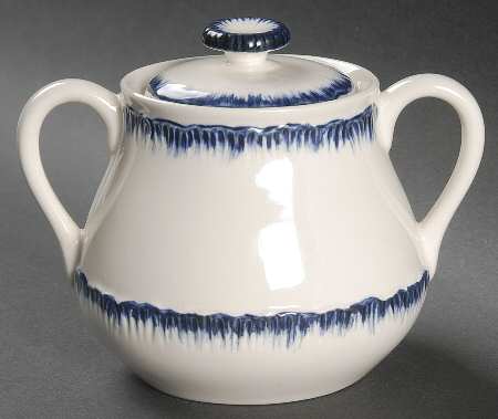 Williamsburg Blue Sugar Bowl & Lid