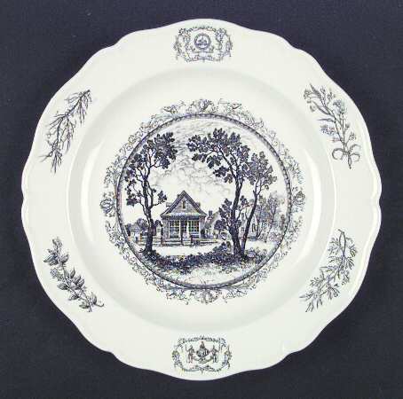 Williamsburg Virginia Dinner Plate