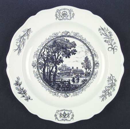 Williamsburg Virginia Dinner Plate