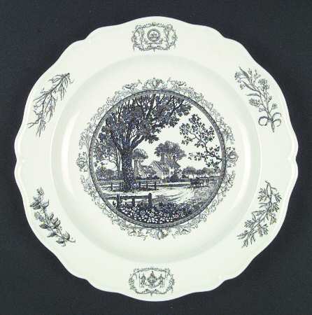 Williamsburg Virginia Dinner Plate