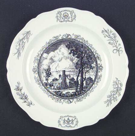 Williamsburg Virginia Dinner Plate