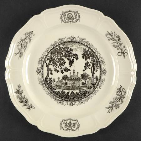 Williamsburg Virginia Dinner Plate
