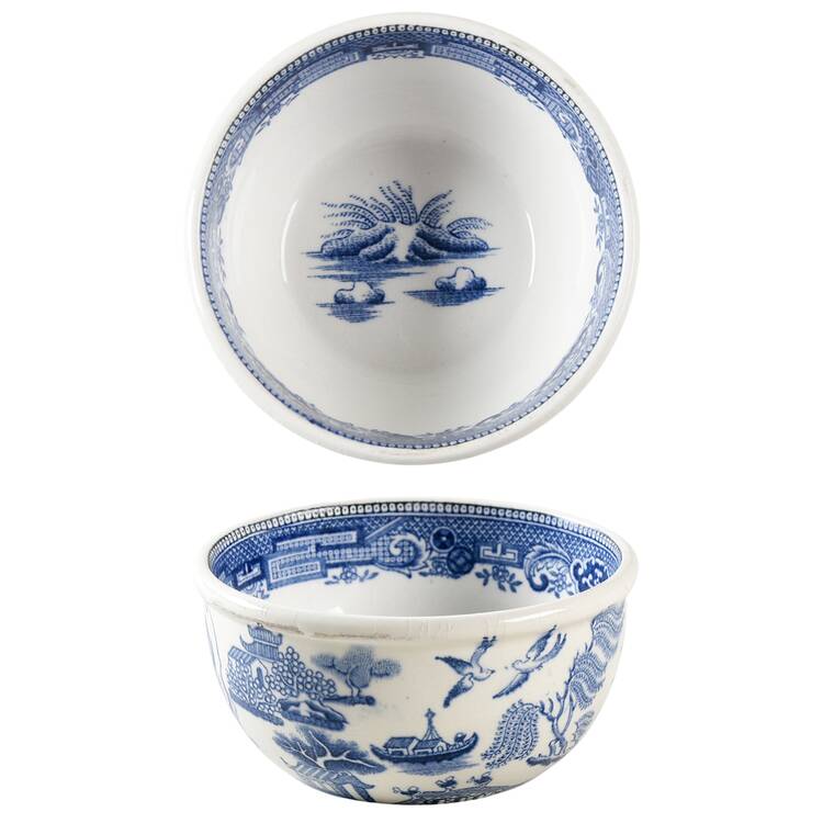 Willow Blue (Newer, Smooth) Individual Open Sugar Bowl