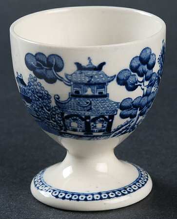 Willow Blue (Newer, Smooth) Single Egg Cup