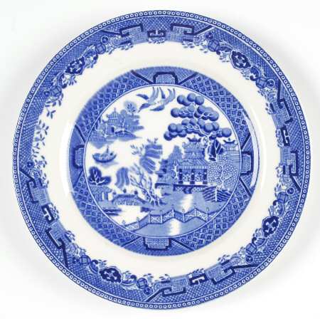 Willow Blue (Older, Smooth) Salad Plate