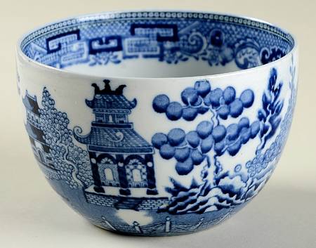 Willow Blue (Older, Smooth) Mini Open Sugar Bowl