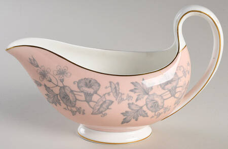 Wildflower Pink Gravy Boat