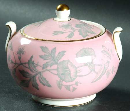 Wildflower Pink 146 Shape Sugar Bowl & Lid