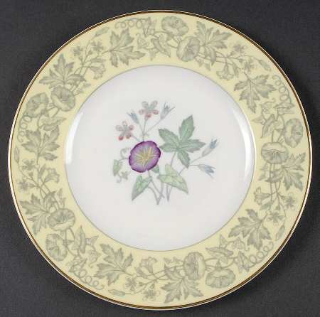 Wildflower Yellow Salad Plate