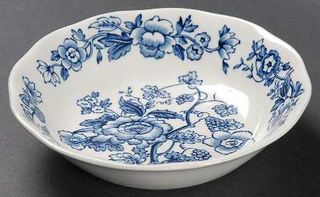 Windermere Blue and White Fruit/Dessert (Sauce) Bowl