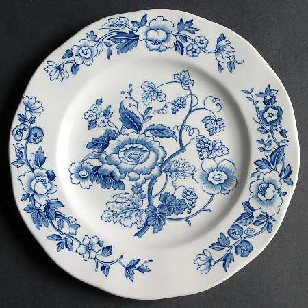 Windermere Blue and White Salad Plate