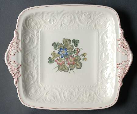 Winchester Square Handled Cake Plate