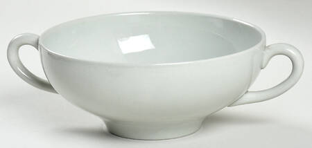 Windsor Grey Flat Cream Soup Bowl by Wedgwood