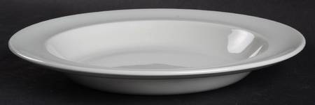 Windsor Grey Large Rim Soup Bowl
