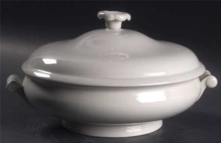 Windsor Grey Round Covered Vegetable