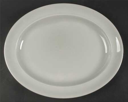Windsor Grey 14" Oval Serving Platter