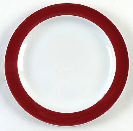 Windsor Maroon Luncheon Plate
