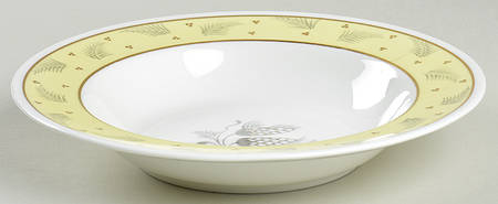 Windrush Yellow Rim Soup Bowl