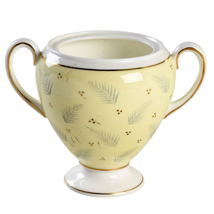Windrush Yellow Globe Shape Sugar Bowl No Lid