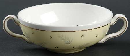 Windrush Yellow Flat Cream Soup Bowl