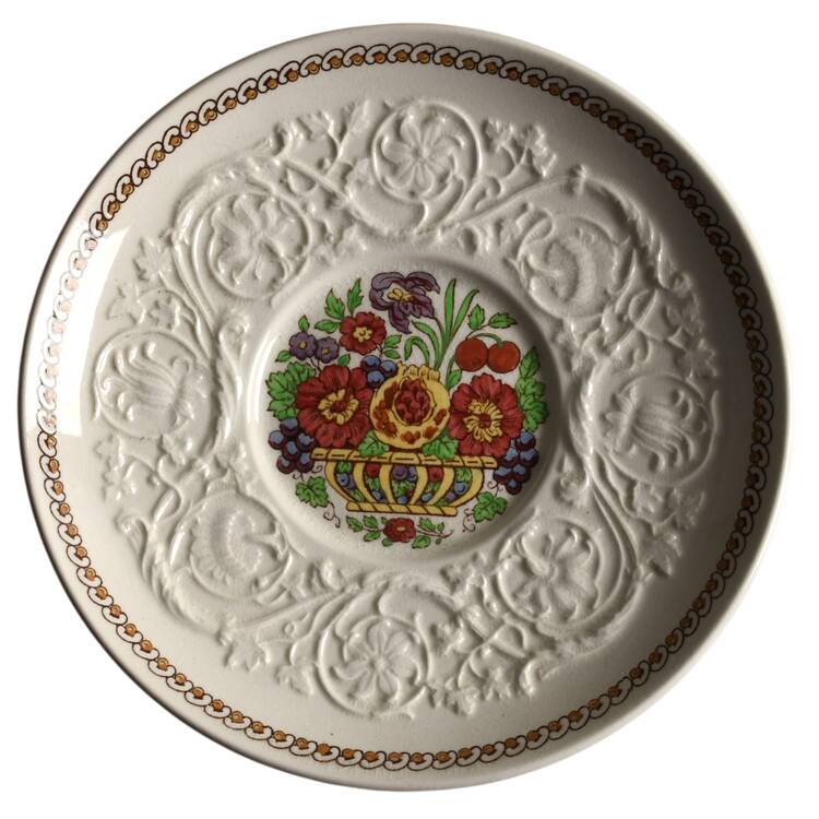Windermere Multicolor Saucer for Footed Cup