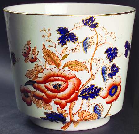 Windermere Orange and Blue Large Cachepot