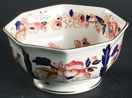 Windermere Orange and Blue Open Sugar Bowl