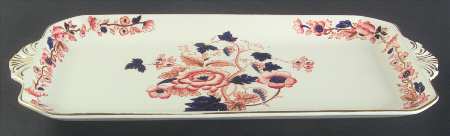 Windermere Orange and Blue Large Sandwich Tray