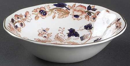 Windermere Orange and Blue Coupe Cereal Bowl