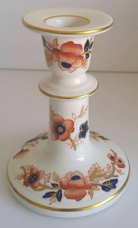 Windermere Orange and Blue Small Candlestick