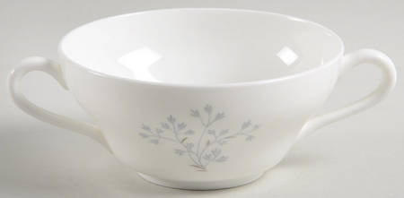 Wild Oats Bone China Footed Cream Soup Bowl